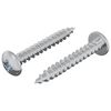 vidaXL Holzschraube 2 pcs Silber M4 x 28 mm Eisen