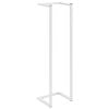 vidaXL Handtuchst&auml;nder Wei&szlig; 25x20x95 cm Stahl