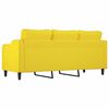 vidaXL 3-Sitzer-Sofa Hellgelb 180 cm Stoff