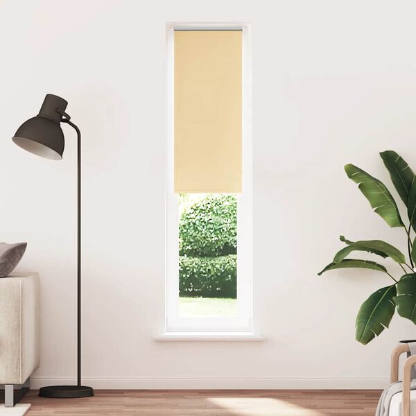 vidaXL Verdunkelungsrollo Beige 55x230cm Stoffbreite 50,7 cm Polyester