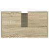 vidaXL Badschrank Sonoma-Eiche 58x33x60 cm Holzwerkstoff