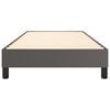 vidaXL Boxspringbettgestell Grau 80x200 cm Kunstleder