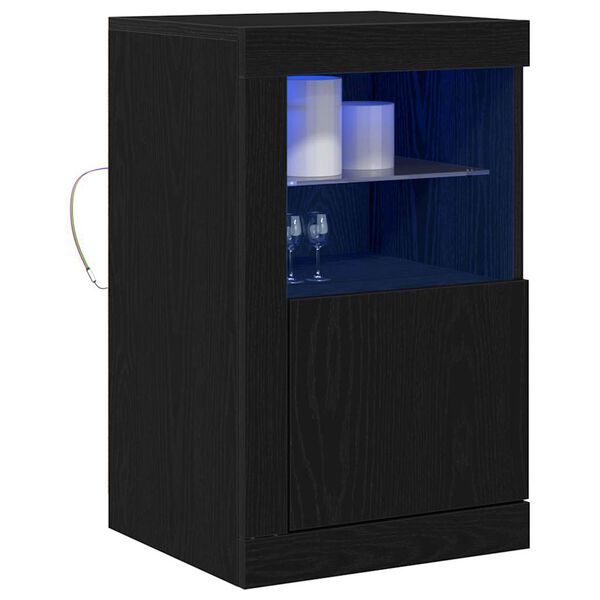 vidaXL Beistellschrank Schwarze Eiche 41 x 37 x 67 cm Holzwerkstoff