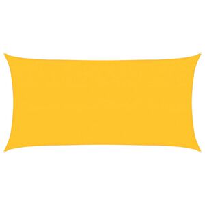 vidaXL Sonnensegel 160 g/m&sup2; Gelb 2x4 m HDPE