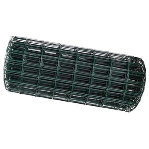 vidaXL Eurozaun Grün 0,4 x 10 m PVC-beschichtetes Eisen