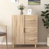 vidaXL Sideboard Sonoma-Eiche 69,5x34x90 cm Holzwerkstoff