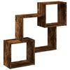 vidaXL Wandschrank 78x18x71 cm R&auml;uchereiche Holzwerkstoff