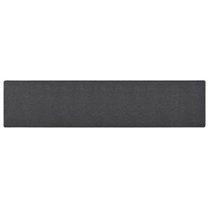 vidaXL Teppichl&auml;ufer Anthrazit 80x400 cm