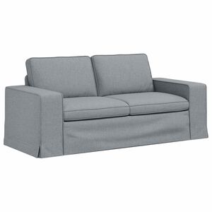 vidaXL Sofa Hellgrau 182 x 80 x 82 cm Stoff