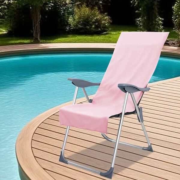 vidaXL Au&szlig;enstuhl Handt&uuml;cher 2 pcs Rosa 130 x 60 cm