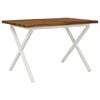 vidaXL Live Edge Esstisch 90 x 55 x 75 cm Massivholz Akazie