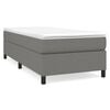 vidaXL Boxspringbettgestell Dunkelgrau 80x200 cm Stoff