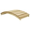 vidaXL Gartenbr&uuml;cke 170 x 74 cm Kiefernholz Impr&auml;gniert