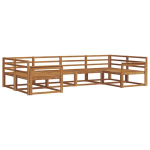 vidaXL Outdoor-Sofagarnitur 6 pcs Natur Massivholz Akazie