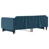 vidaXL Tagesbett Ausziehbar Blau 100x200 cm Samt