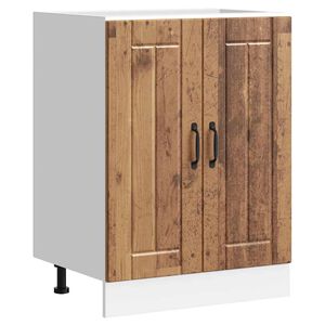 vidaXL Sp&uuml;lenunterschrank Lucca Altholz-Optik Holzwerkstoff