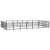 vidaXL Outdoor-Hundezwinger Stahl 26,35 m&sup2;