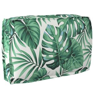 vidaXL Kissen Blatt Blattmuster 60 x 40 x 12 cm Oxford-Stoff