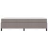 vidaXL Boxspringbett Taupe 90 x 200 cm Stoff