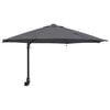 vidaXL Garten-Sonnenschirm Anthrazit 248 x 248 x 148 cm
