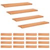 vidaXL Treppenstufen 20 stk. 120 x 25 x 2 cm Lack Massivholz Buche