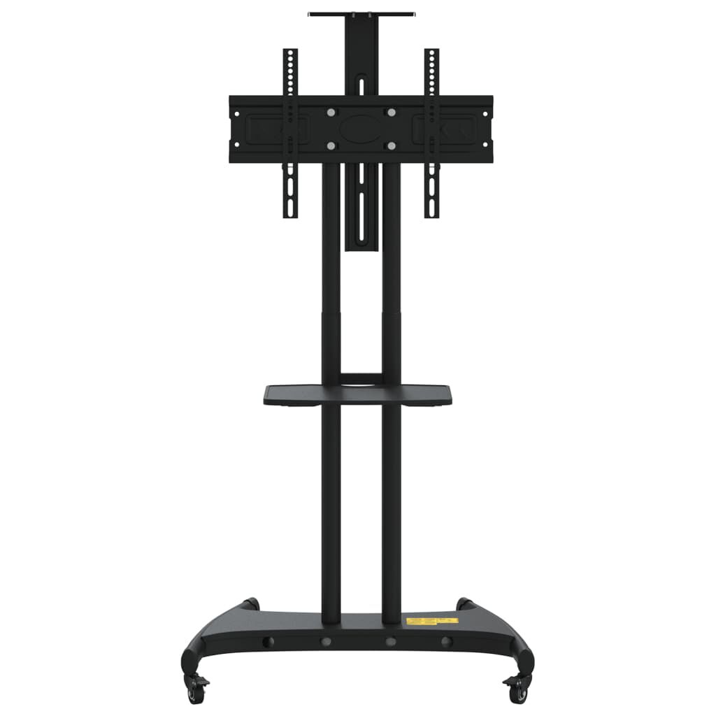 Rollender TV-Ständer Mit Stauraum – Für 32-75 Zoll Fernseher (bis 68 Kg), Höhenverstellbar, Mit Rädern – Mobiler TV-Wagen