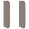 vidaXL Kopfteil Ohr Taupe 40,5 x 40,5 x 4 cm Stoff