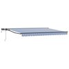 vidaXL Manueller Markisenrahmen mit LEDs 4 &times; 3,5 m