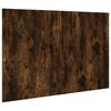 vidaXL Kopfteil mit Nachttischen R&auml;uchereiche 120 cm Holzwerkstoff