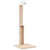 vidaXL Outdoor-Dusche 206 cm Massivholz Kiefer und Edelstahl Natur