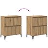 vidaXL Sideboards 3 pcs Artisan-Eiche 60 x 35 x 70 cm Holzwerkstoff