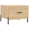vidaXL Couchtische 2 Stk. Sonoma-Eiche 50x50x40 cm Holzwerkstoff