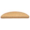 vidaXL Stufenmatten Selbstklebend Sisal-Optik 30 Stk. 56x17x3 cm Sisal
