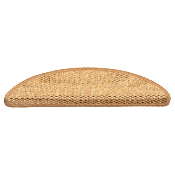 vidaXL Stufenmatten Selbstklebend Sisal-Optik 30 Stk. 56x17x3 cm Sisal