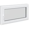 vidaXL Kellerfenster RISOR 110 x 50 cm PVC und Glas Anthrazit