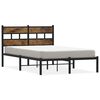 vidaXL Metallbett ohne Matratze R&auml;uchereiche 120x190 cm