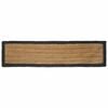 vidaXL Bereichsteppich Dunkelgrau 60 x 200 cm Jute