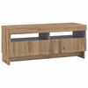 vidaXL LED-TV-Schrank Artisan-Eiche Holzwerkstoff