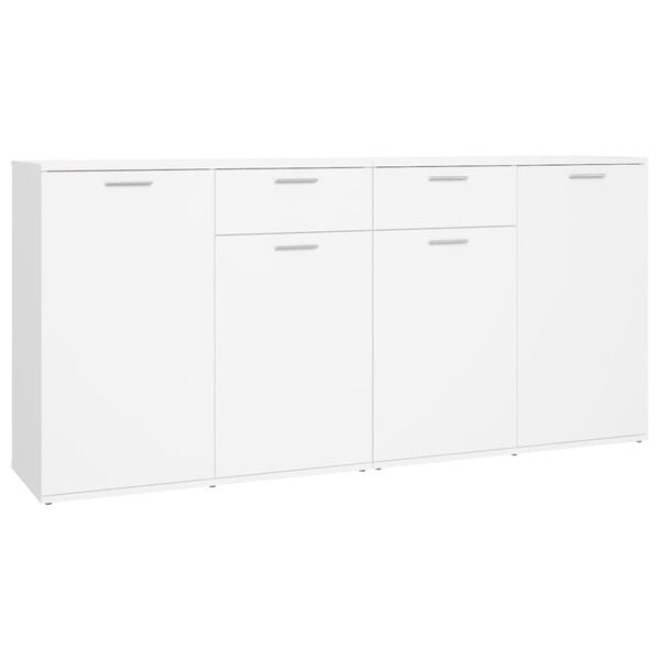 vidaXL Sideboard Wei&szlig; 160x36x75 cm Holzwerkstoff