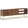 vidaXL TV-Schrank 138x30x46 cm Massivholz Mango