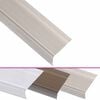vidaXL Treppenkantenprofile L-Form 15 Stk. Aluminium 90cm Champagner