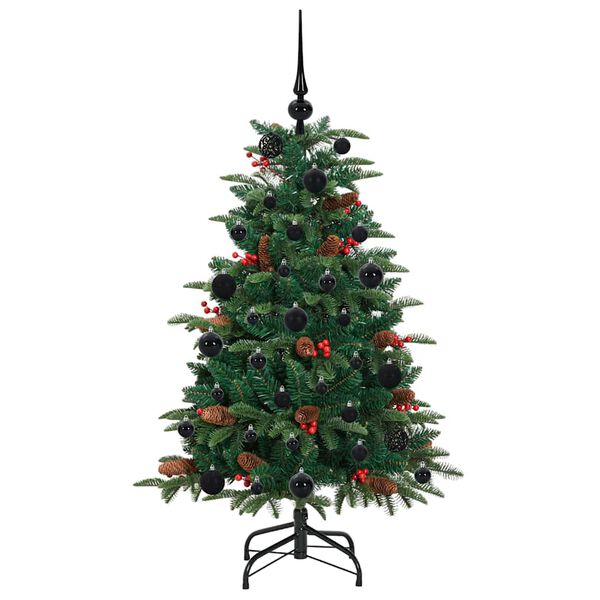 vidaXL K&uuml;nstlicher Weihnachtsbaum mit 150 LEDs mit St&auml;nder Gr&uuml;n 120 cm