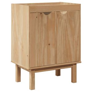 vidaXL Waschbeckenschrank OTTA 59x40x80 cm Massivholz Kiefer