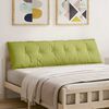 vidaXL R&uuml;ckenkissen Hellgr&uuml;n 180 x 19 x 50 cm Stoff