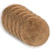 vidaXL Kissenbezug 6 pcs HEERLEN Taupe &Oslash; 40 cm PV Fleece