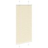 vidaXL Plissee Creme 60x100 cm Stoffbreite 59,4 cm Polyester