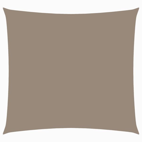 vidaXL Sonnensegel Oxford-Gewebe Quadratisch 6x6 m Taupe