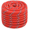 vidaXL Mehrzweck-Allzweckseil 20 mm 50 m Rot PP 2400 kg Max. Traglast