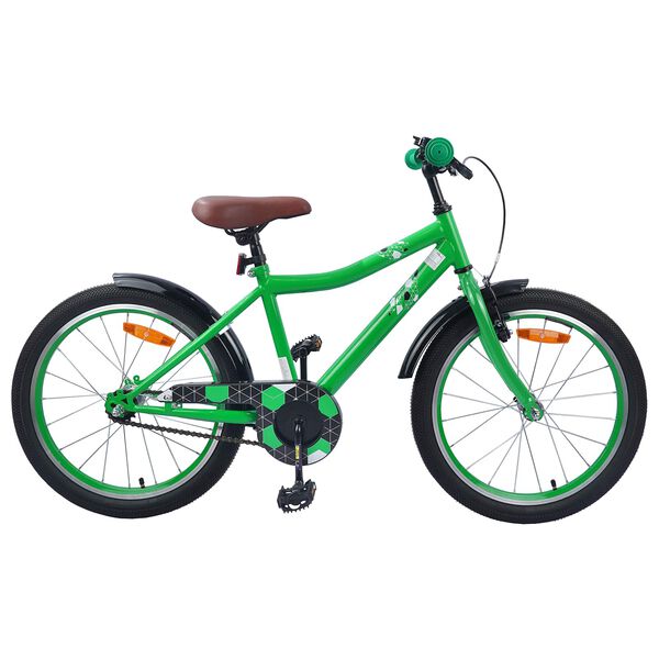 vidaXL Kinderfahrrad 18 Zoll f&uuml;r 5-7 Jahre alt Gr&uuml;n