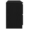 vidaXL TV-Schrank Schwarz 100x35x54 cm Holzwerkstoff